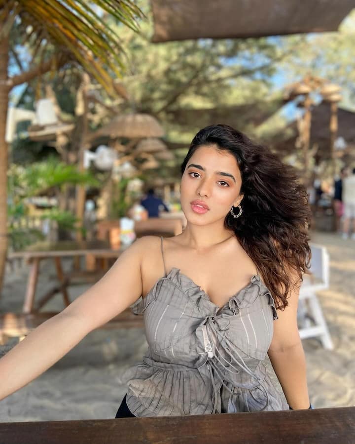 రొమాంటిక్ సినిమాతో కెరీర్ ప్రారంభించిన ఈ భామ.. పేరుకు ఎప్పుడూ న్యాయం చేస్తూనే ఉంటుంది. తన ప్రతి లుక్లోనూ చాలా రోమాంటిక్గా కనిపిస్తూ ఉంటుంది.(Image Source : Instagram/ketikasharma)