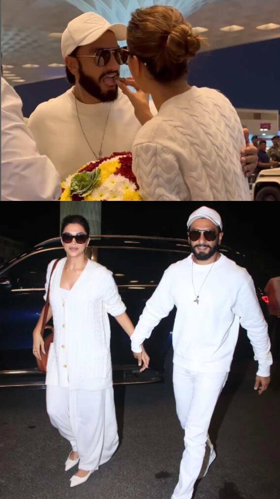 ट्विनिंग कर एयरपोर्ट पर स्पॉट हुए पेरेंट्स टू बी दीपिका-रणवीर