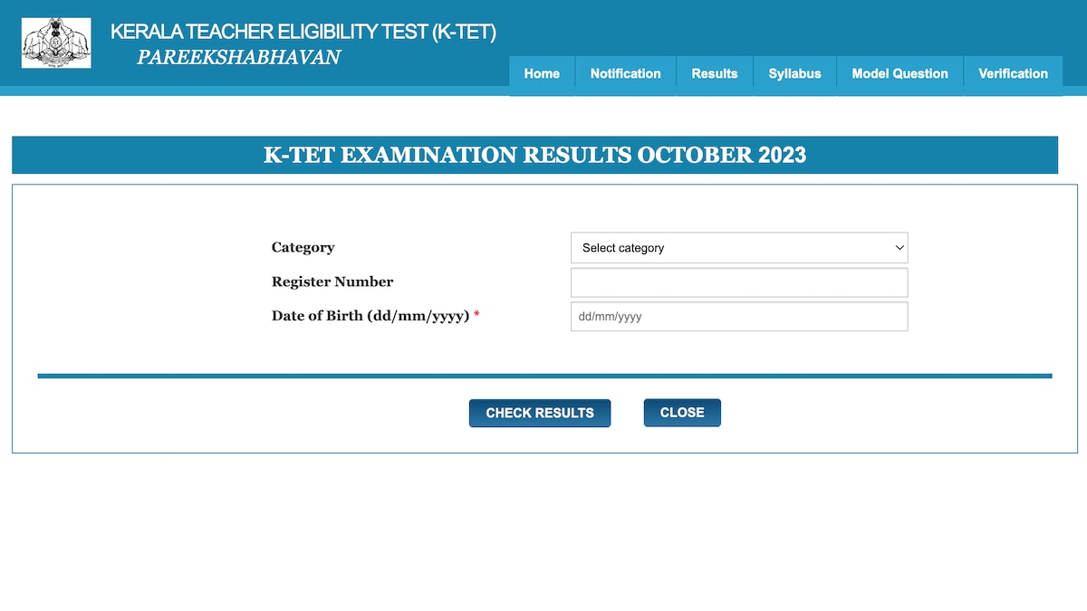 Kerala KTET October 2023 Result Out On Ktet.kerala.gov.in - Check Link Here