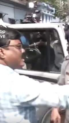 TMC नेता शेख शहाजहां को पश्चिम बंगाल भवानी भवन लाया गया | #abpnewsshorts