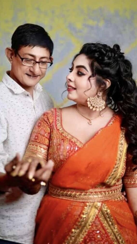 কাঞ্চন-শ্রীময়ীর মেহেন্দির অনুষ্ঠান