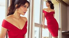 Raashii Khanna Aces A Red Off-Shoulder Outfit, SEE PICS