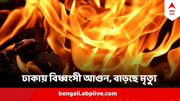 Bangladesh Fire At least 43 Killerd in Dhaka building blaze Bangladesh Fire : ঢাকায় বহুতলে বিধ্বংসী আগুন, পুড়ে ঝলসে মৃত মহিলা-শিশু সহ অন্তত ৪৩ জন