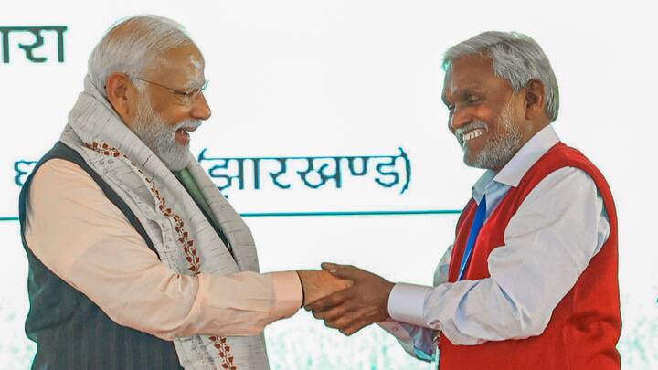 PM Modi is visiting the state for the first time after Champai Soren took over as the Chief Minister of Jharkhand. (Photo: PTI)