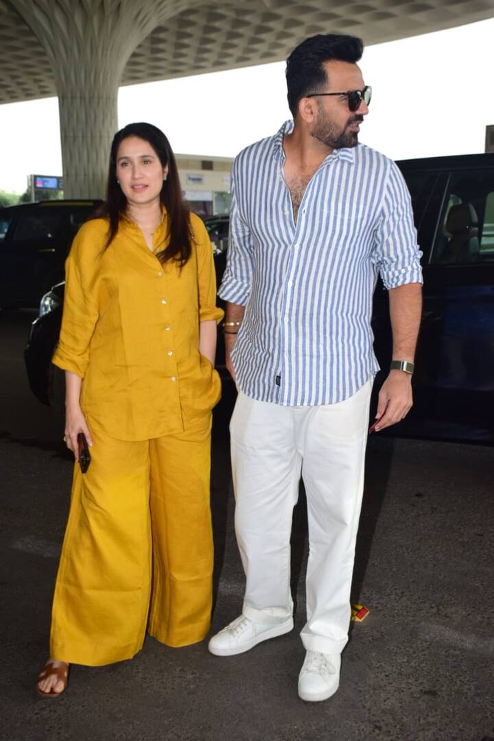 अनंत और राधिका का प्री वेडिंग सेलिब्रेशन बॉलीवुज सितारों सहित तमाम क्षेत्रों के दिग्गजों से रौशन होने वाला है. वहीं आज बॉलीवुड एक्ट्रेस सागरिका घाटगे भी पति और क्रिकेटर जहीर खान संग अनंत-राधिका के प्री वेडिंग फंक्शन में जामनगर के लिए रवाना हुईं.