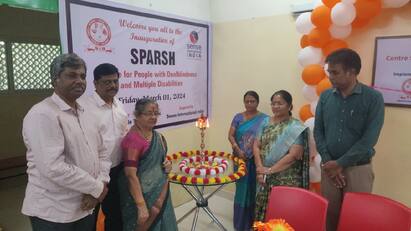 Free Training Center for Deaf and Visually Impaired opens in Salem - TNN காது கேளாமையுடன் பார்வை குறைபாடு உடையவருக்கான இலவச பயிற்சி மையம் சேலத்தில் தொடக்கம்