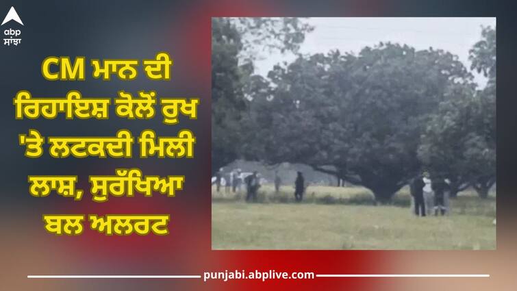 Chandigarh News: Body found hanging on a tree near CM Bhagwant Mann's residence, security forces alert Chandigarh News: ਸੀਐਮ ਭਗਵੰਤ ਮਾਨ ਦੀ ਰਿਹਾਇਸ਼ ਕੋਲੋਂ ਰੁਖ 'ਤੇ ਲਟਕਦੀ ਮਿਲੀ ਲਾਸ਼, ਸੁਰੱਖਿਆ ਬਲ ਅਲਰਟ