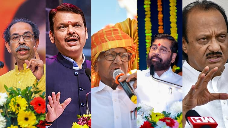 Lok Sabha Election 2024 Survey in Maharashtra Shiv Sena VS Uddhav Thackeray Ajit Pawar Fights Sharad Pawar Eknath Shinde Lok Sabha Election Survey: महाराष्ट्र में MVA और NDA गठबंधन में किसको मिलेगी कितनी सीटें? सर्वे ने किया हैरान