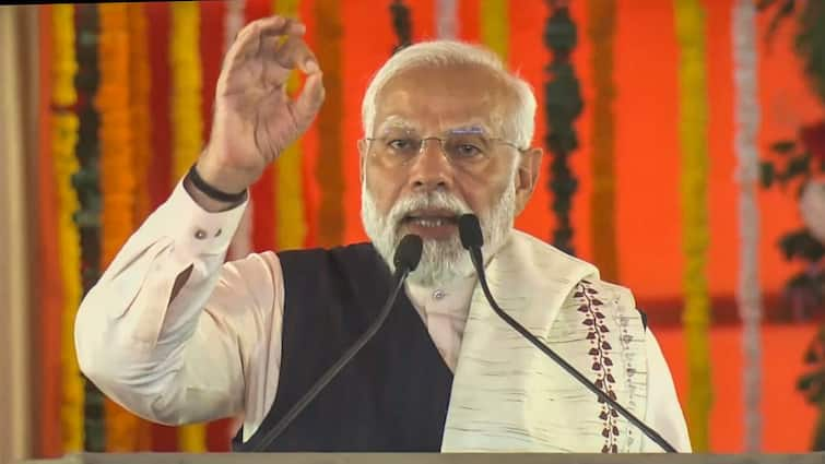 PM Narendra Modi In Jharkhand Speaks At Dhandbad Lok Sabha Elections 2024 'Biggest Enemies Of Development': PM Modi Slam Congress, JMM In Jharkhand's Dhanbad