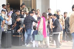 करीना कपूर, सैफ अली खान मुलांसह पोहचले जामनगरला; पाहा फोटो!