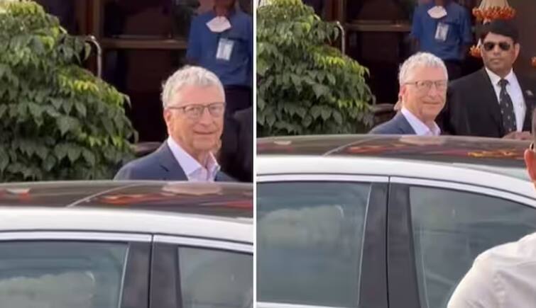 Bill gates reached at jamnagar for anant ambani radhika  merchant pre wedding watch video  અનંત-રાધિકાના પ્રી-વેડિંગ ફંક્શનમાં પહોંચ્યા Bill Gates, જામનગર એરપોર્ટથી સામે આવ્યો વીડિયો 
