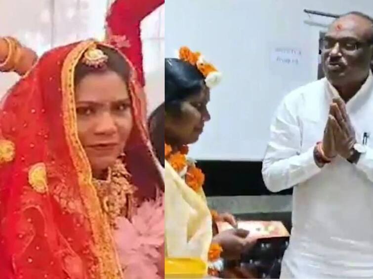 madhya pradesh woman porter motivational news wedding was attended by MPs MLA marathi news MP News : 'ती' एक साधारण महिला 'हमाल', पण तिच्या लग्नाला खासदारापासून ते आमदारांनी लावली हजेरी! कोण आहे ही महिला?