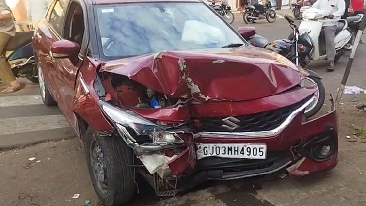 Rajkot:  Another accident occurred in Rajkot Rajkot: રાજકોટમાં વધુ એક નબીરાએ સર્જ્યો અકસ્માત, વૃદ્ધ, યુવાન અને બે વિદ્યાર્થીઓને લીધી અડફેટે