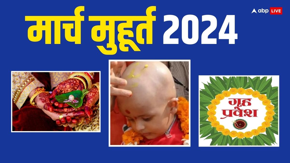 March 2024 Shubh Muhurat For Vivah Griha Pravesh Mundan Auspicious Date ...