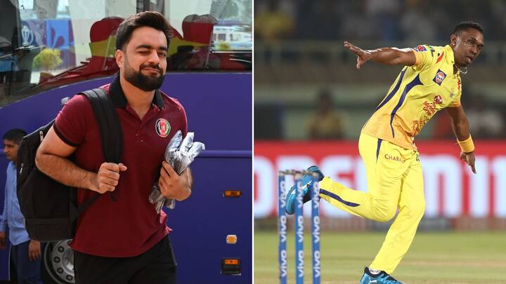 Foreign players such as Afghanistan's Rashid Khan and former West Indies star all-rounder Dwayne Bravo were also spotted at an airport as they made their way to Jamnagar for the lavish Indian wedding. (Image Source: Getty)