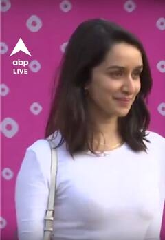 Anant Ambani की प्री वेडिंग में पहुंचीं Shraddha Kapoor | #abpnewsshorts