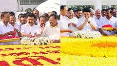 முதல்வர் ஸ்டாலின் பிறந்தநாள்! பெரியார், அண்ணா, கருணாநிதி நினைவிடங்களில் மரியாதை!