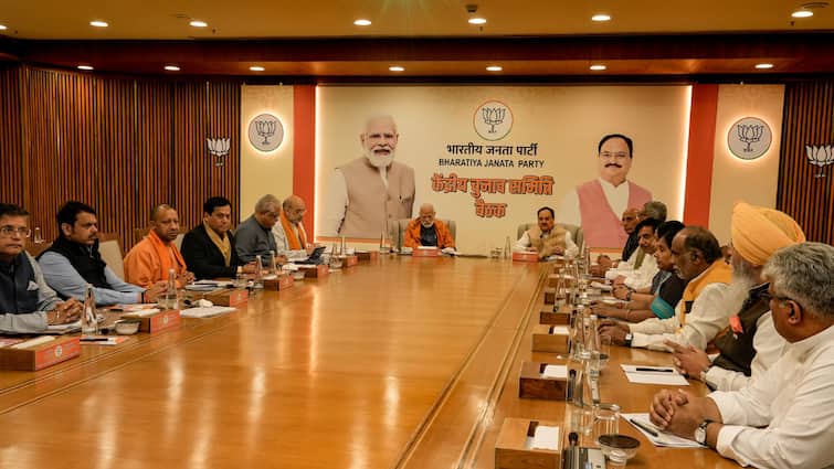 Lok Sabha Elections 2024 BJP First List Of Candidates CEC Meeting PM Modi JP Nadda Amit Shah Yogi Adityanath Lok Sabha Elections: PM Modi Chairs BJP CEC Meet, Likely To Release List Before Poll Dates Announcement