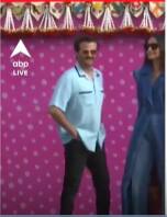 Anant Ambani की प्री वेडिंग में बेटी के साथ पहुंचे Anil Kapoor | #abpnewsshorts