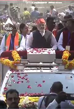 Jharkhand: PM Narendra Modi ने धनबाद में रोड शो किया | #abpnewsshorts