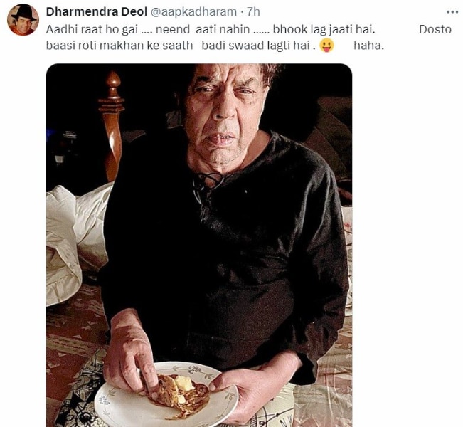 आखिर क्यों Dharmendra को आधी रात को खानी पड़ी बासी रोटी? हीमैन ने खुद बताई वजह