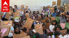 விஜய் ரசிகர்கள் கொடுத்த இன்ப பரிசு; மாணவர்கள் மகிழ்ச்சி..!