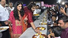 Anant Radhika Pre-Wedding: অনন্ত-রাধিকার প্রাক বিবাহে চাঁদের হাট, ধোনি থেকে রোহিত, উপস্থিত একঝাঁক ক্রিকেটার