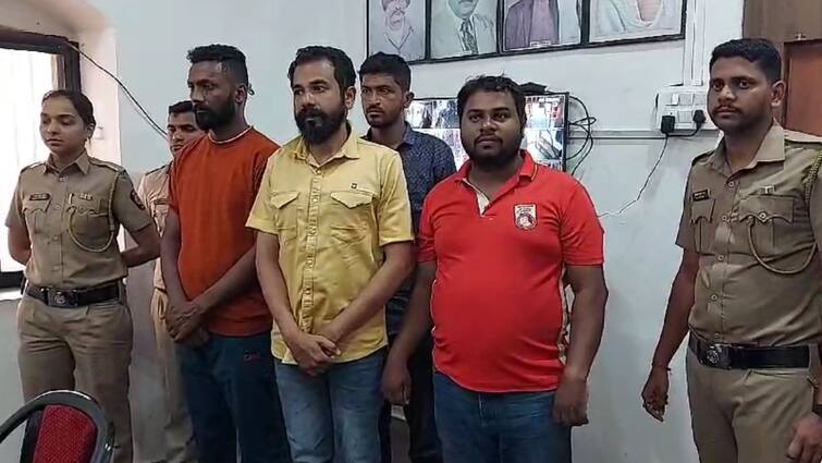 Kolhapur Crime A gang that cheated a bank by pretending to have fake gold busted in Kolhapur Kolhapur Crime : बनावट सोनं खरं भासवून बँकेला गंडा घालणाऱ्या टोळीचा कोल्हापुरात पर्दाफाश