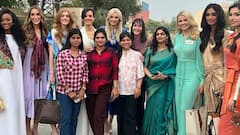 Miss World : 'मिस वर्ल्ड' स्पर्धकांची नागपूरच्या संघाच्या मुख्यालयाला भेट! पाहा फोटो..