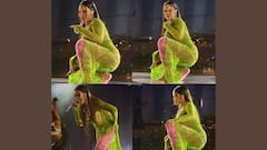 Rihanna Faces Slight Wardrobe Malfunction, Performs Barefoot In Jamnagar  watch video