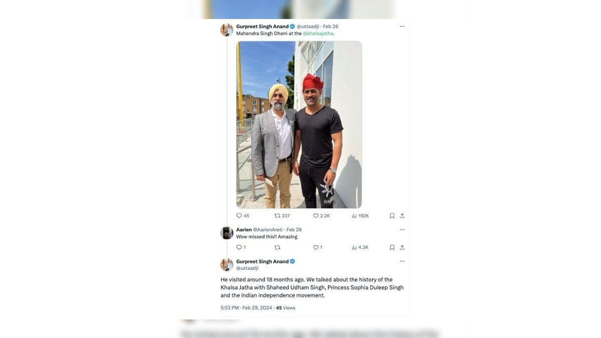 Fact Check: 2-Year-Old Photo Of MS Dhoni At Gurudwara Falsely Linked With Farmers' Protest