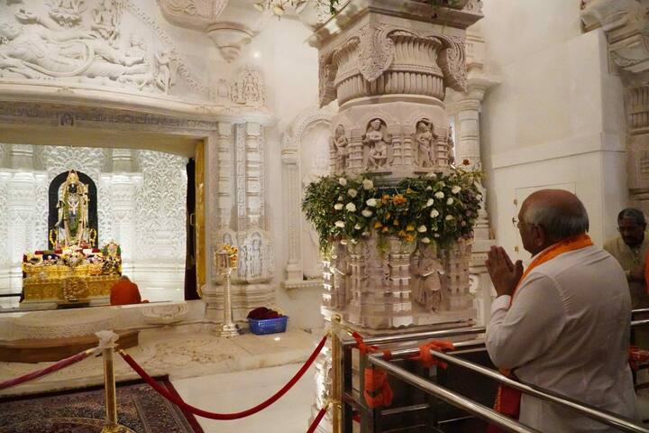 CM Bhupendra Patel expressed joy over his visit to the temple and called the experience 