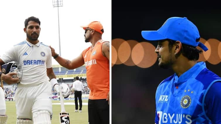 Ishan Kishan was approached by the Indian cricket team management during the India vs England Test series Dhruv Jurel Ishan Kishan, Dhruv Jurel : पहिली पसंती असूनही ईशान किशन अहंकराने मातीमोल अन् ध्रुव जुरेल इंग्रजांविरुद्ध लढून 'तारा' झाला!