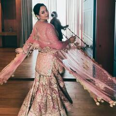 Sonakshi Sinha Kickstarts 'Heeramandi' Promotions In Sharara Suit - See Pics