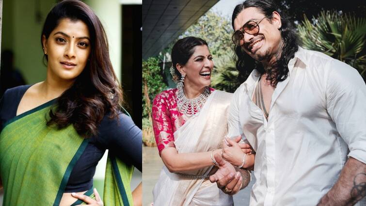 Varalaxmi Sarthkumar engaged to Mumbai Art gallarist clicks goes viral on grounds Varalaxmi Engaged: காதலாக மலர்ந்த 14 ஆண்டு கால நட்பு.. ஆர்ட் கேலரி உரிமையாளரை கரம்பிடிக்கும் வரலட்சுமி!
