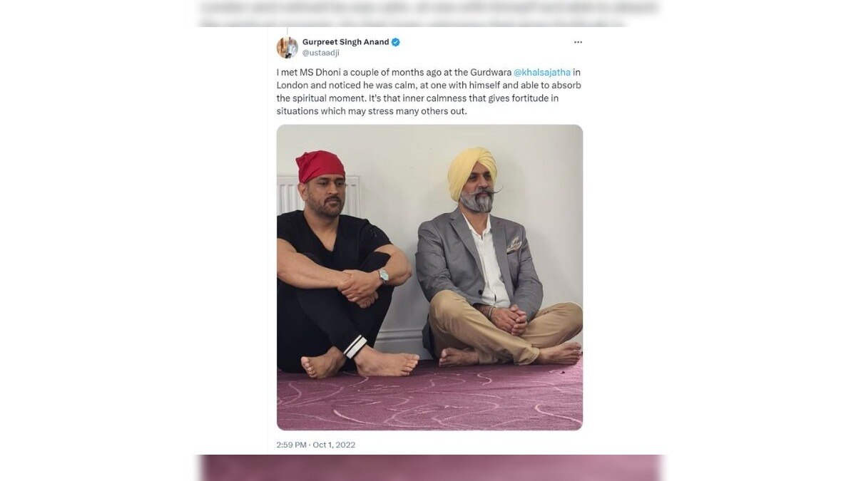 Fact Check: 2-Year-Old Photo Of MS Dhoni At Gurudwara Falsely Linked With Farmers' Protest