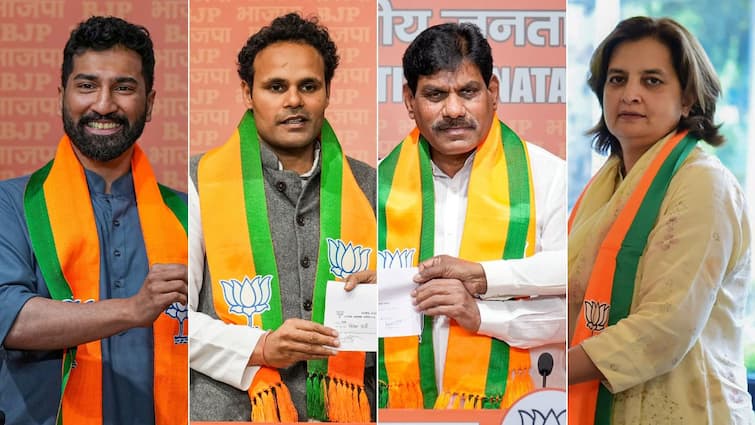 BJP Candidates List 2024 Lok Sabha Elections ticket alloted to outsider from congress BRS BSP Jyotiraditya Scindia BB Patil Anil Antony Ritesh Pandey BJP Candidates List 2024: किसी को 24 घंटे तो किसी को हुए महज पांच दिन और बीजेपी ने दे दिया टिकट, जानें कितने बाहरी बने उम्मीदवार