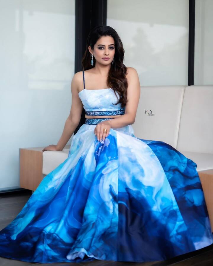 ఈ ఫోటోలను ఇన్​స్టా వేదికగా షేర్ చేస్తూ Feeling confident and blue-tiful 💙💙💙💙💙అనే క్యాప్షన్ పెట్టింది. ఈ ఫోటోలకు అభిమానులు కూడా లవ్ ఎమోజీలు పెడుతున్నారు. (Images Source : Instagram/pillumani)