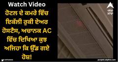 Viral Video: ਹੋਟਲ ਦੇ ਕਮਰੇ ਵਿੱਚ ਇਕੱਲੀ ਰੁਕੀ ਏਅਰ ਹੋਸਟੈਸ, ਅਚਾਨਕ AC ਵਿੱਚ ਦਿਖਿਆ ਕੁਝ ਅਜਿਹਾ ਕਿ ਉੱਡ ਗਏ ਹੋਸ਼!