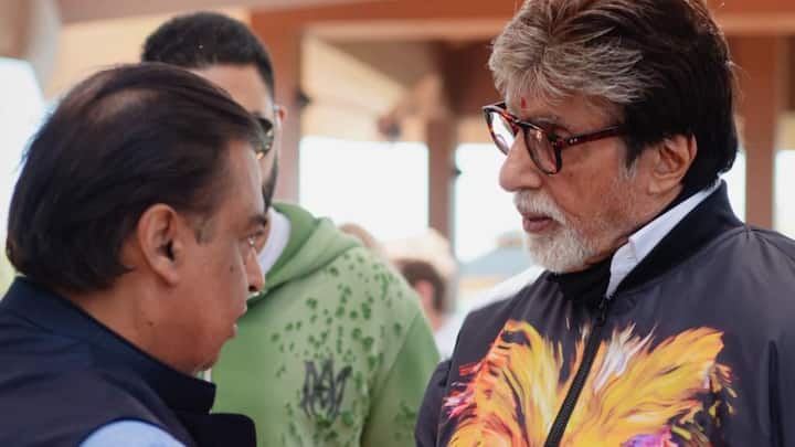 'বিগ বি' অমিতাভ বচ্চনের সঙ্গে কথোপকথনে ব্যস্ত মুকেশ অম্বানি। অনুষ্ঠানে হাজির ছিল পুরো বচ্চন পরিবারই।