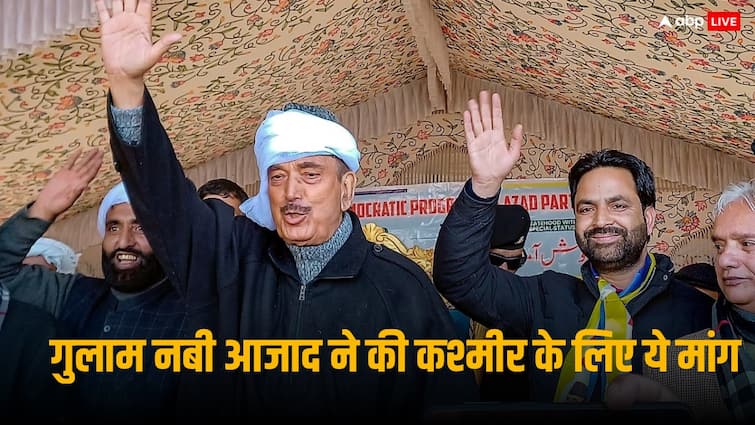 Ghulam Nabi Azad demanded for Statehood of Jammu and Kashmir before Lok Sabha elections 2024 Jammu Kashmir News: ‘आपने वादा किया था, निभाना होगा’, आजाद ने मांगा PM मोदी से जम्मू कश्मीर का राज्य का दर्जा