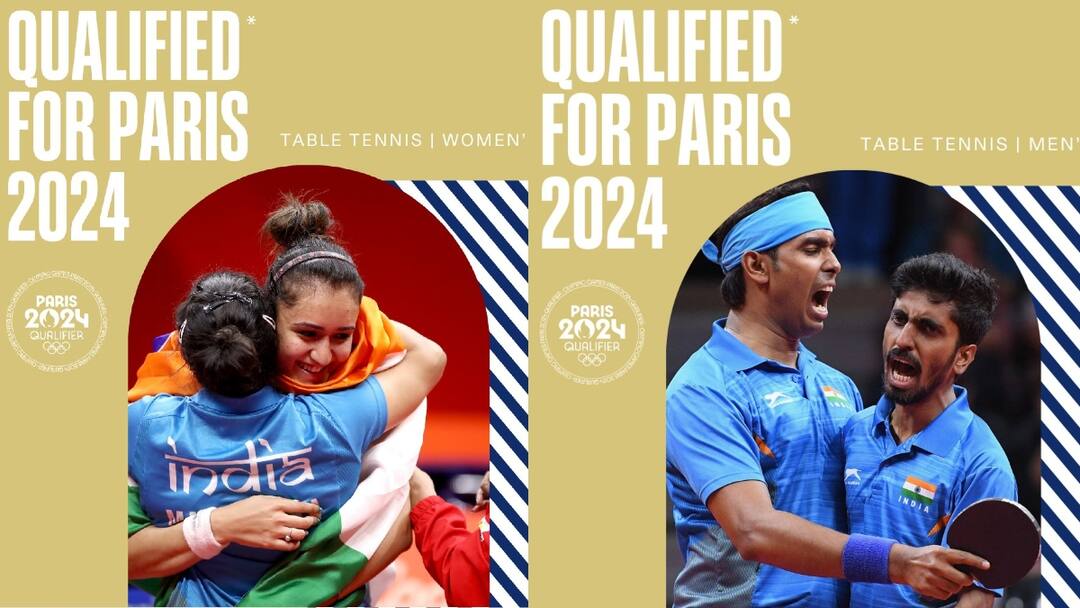 Paris Olympic 2024: For the first time Team India will compete in the Table Tennis team Olympic history Paris Olympic 2024: பாரிஸ் ஒலிம்பிக்கில் இடம்பிடித்த இந்திய டேபிள் டென்னிஸ் அணி.. புதிய வரலாறு படைத்து அசத்தல்!