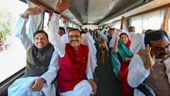 MP CM Mohan Yadav & Cabinet Ministers Visit Ram Mandir In Ayodhya. In Pics