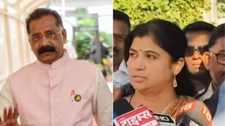 Shiv Sena Thackeray camp leader Rajan Salvi wife Anuja Salvi break down in tears after ACB probe in Ratnagiri Rajan Salvi: एसीबी कार्यालयात आरोपींच्या रजिस्ट्रारमध्ये सही करायला लावली, राजन साळवींच्या पत्नीला रडू कोसळलं