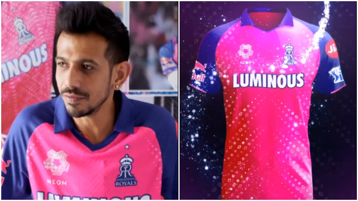 Rajasthan Royals New Jersey Pics Video IPL 2024 Yuzvendra Chahal Jos Buttler