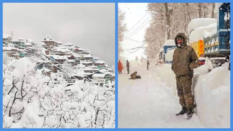 Himachal Heavy snowfall video avalanche breakdown More than 600 roads closed Himachal snowfall Video: இமாச்சலில் கடும் பனிப்பொழிவு; 600க்கும் மேற்பட்ட சாலைகள் மூடல்..வைரலாகும் வீடியோ