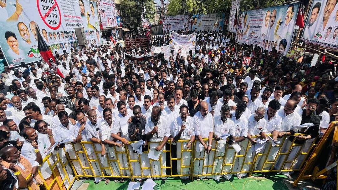 திமுகவுக்கு வாய் பூட்டு! எங்களிடம் 38 எம்.பிக்கள் இருந்திந்தால்...! - சரமாரியாக சாடிய முன்னாள் அதிமுக அமைச்சர்கள் DMK government will be dismissed before 2026 if law and order break down in Tamil Nadu Sellur Raju திமுகவுக்கு வாய் பூட்டு! எங்களிடம் 38 எம்.பிக்கள் இருந்திந்தால்...! - சரமாரியாக சாடிய முன்னாள் அதிமுக அமைச்சர்கள்