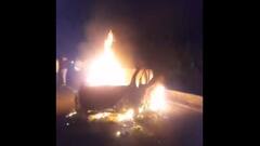 हरदा में दिल दहलाने वाला हादसा, कार में जिंदा जल गया घर का इकलौता बेटा, पुलिया से टकराने पर हुआ हादसा