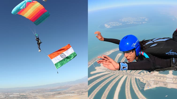 Womens day Adventure Sports BASE Jumping scuba diving Archana Sardana abpp India's 1st Civilian BASE Jumper Archana Sardana Takes Thrill To New Heights With Scuba Diving