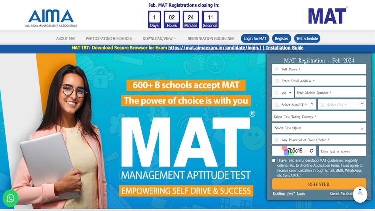 AIMA MAT 2024: IBT 3, CBT Admit Cards Expected Soon On mat.aima.in AIMA MAT 2024: IBT 3, CBT Admit Cards Expected Soon On mat.aima.in